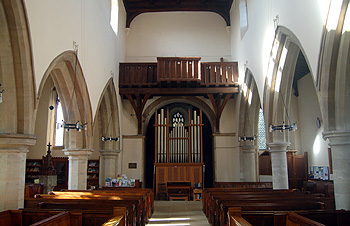 The nave looking west March 2012